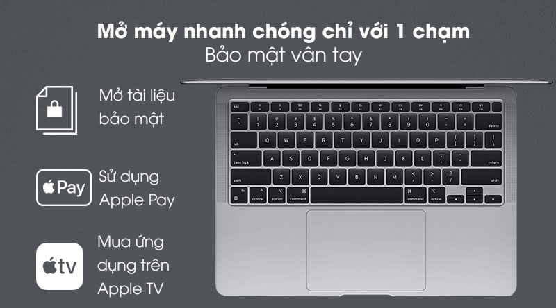 Bảo mật v&acirc;n tay tiện lợi